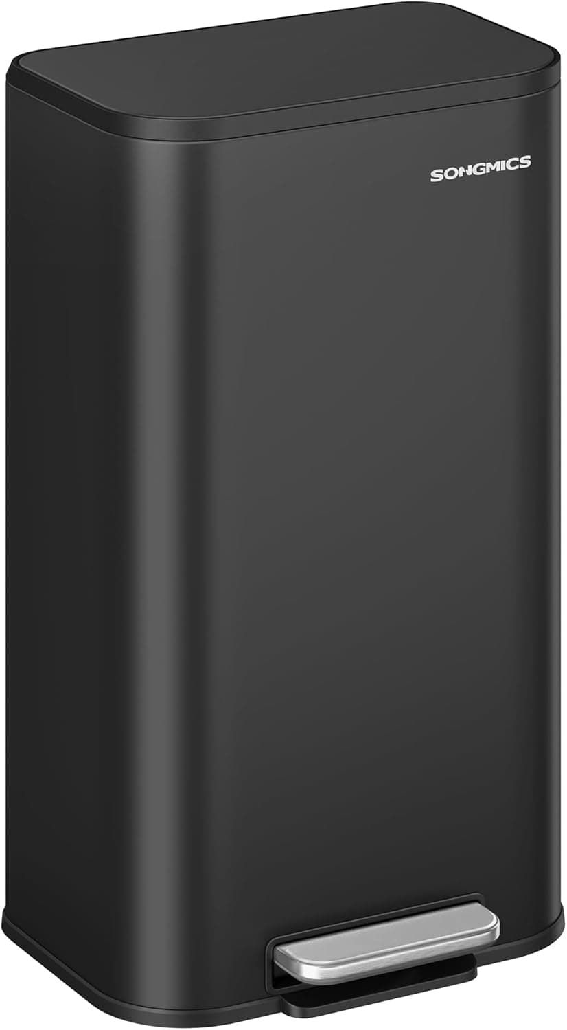 SONGMICS 8 Gal Stainless Kitchen Trash Can