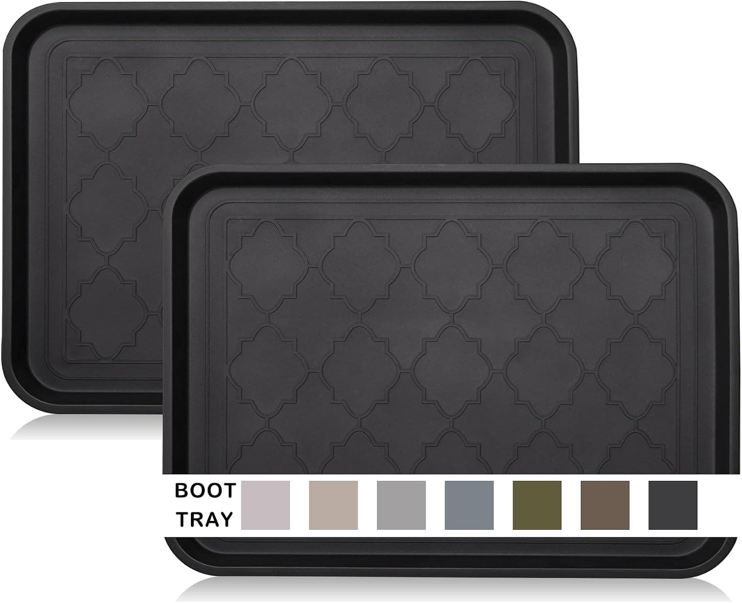 WATANIYA Boot Trays, 2-Pack 16.7x12.8
