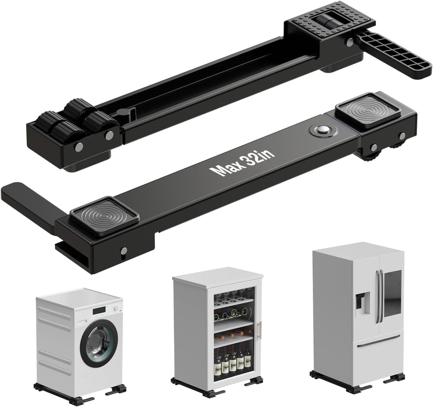 KVRG Heavy-Duty Extendable Appliance Rollers