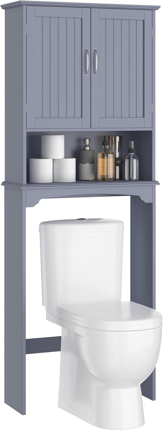 Yaheetech Over-the-Toilet Cabinet (2 doors)