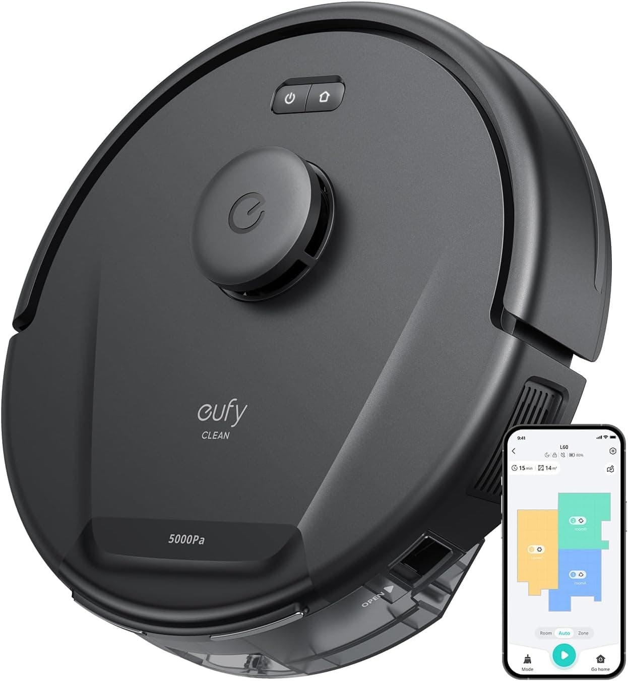 eufy Clean L60 Robot Vacuum (5,000 Pa, LiDAR)