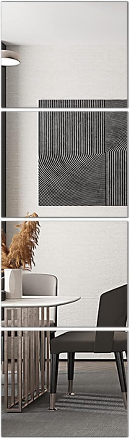 Delma Glass Mirror Tiles (14x12, 4-Pack)