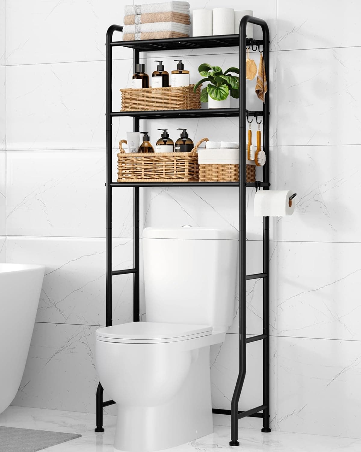 Kitsure 63 in Space-Saving Over-Toilet Rack