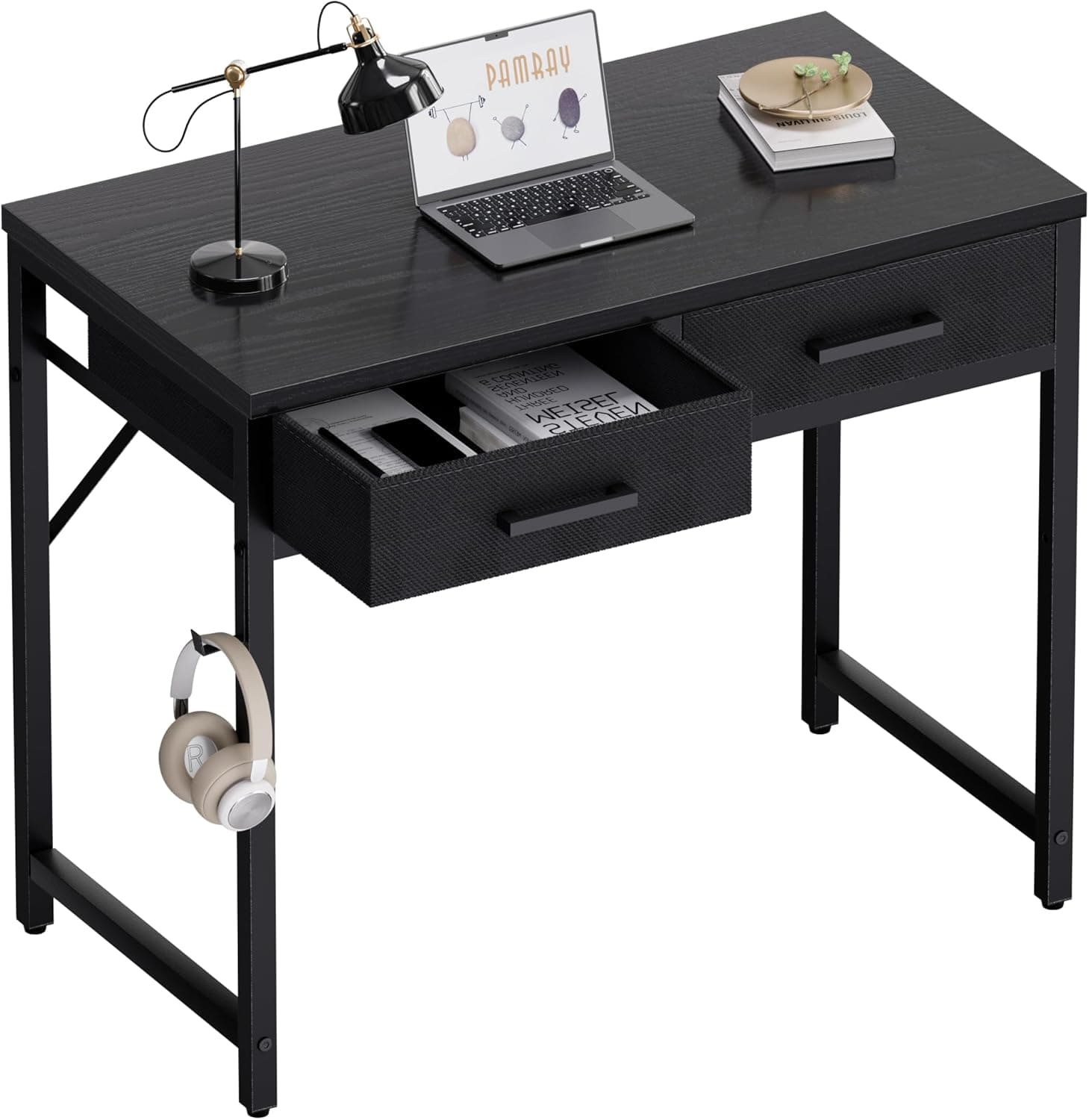 Pamray 32 in Computer Desk with 2 Drawers