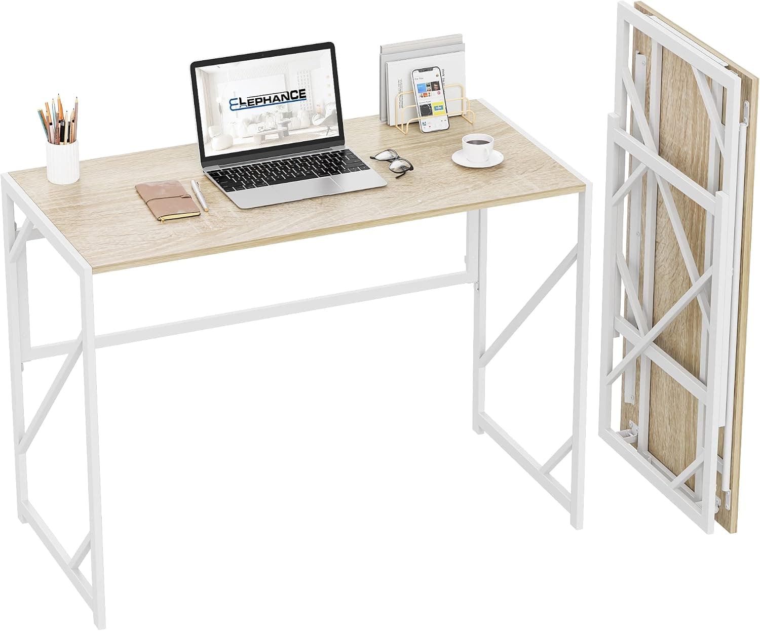 Elephance No-Assembly Folding Desk