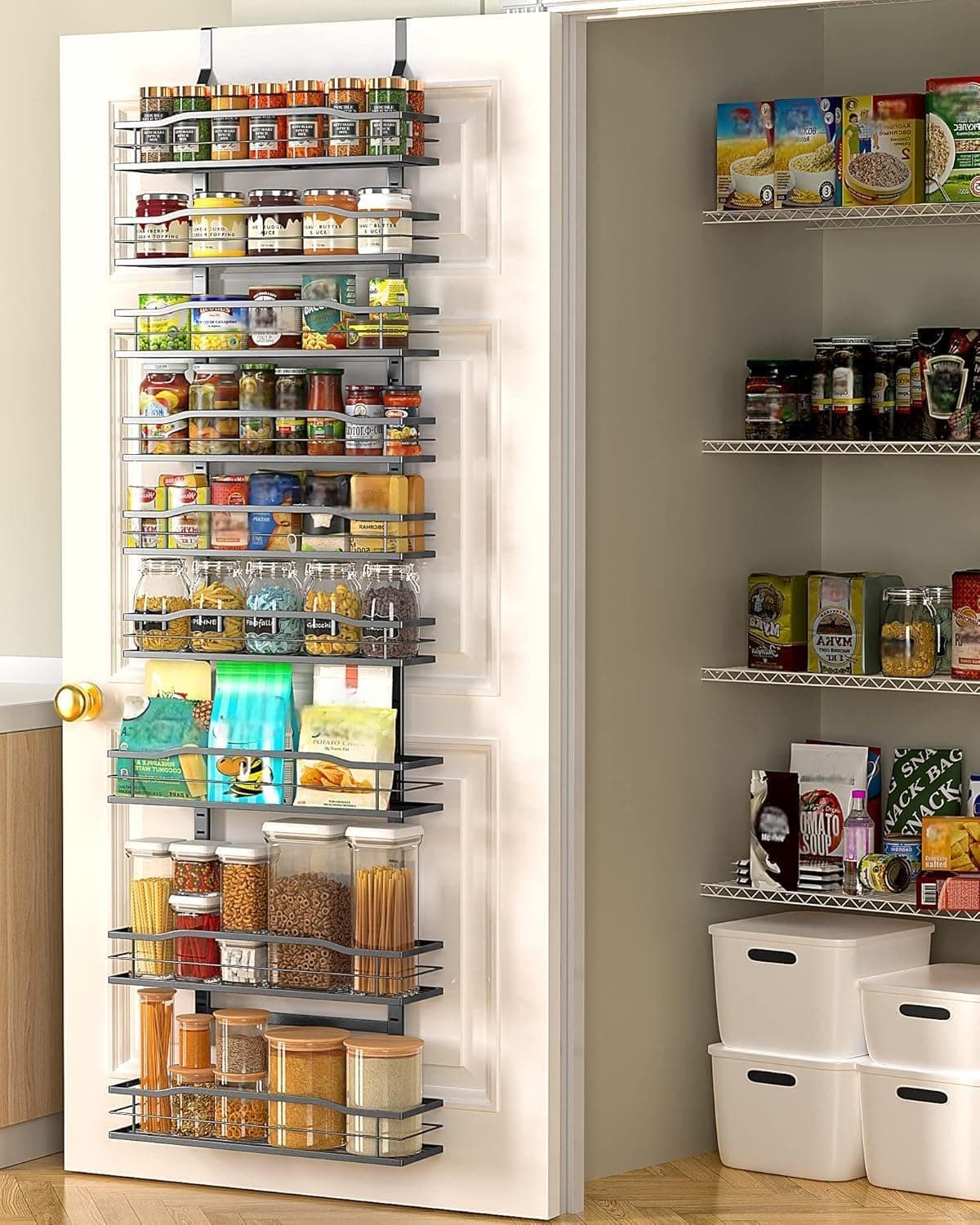 Moforoco 9-Tier Over-the-Door Pantry Organizer