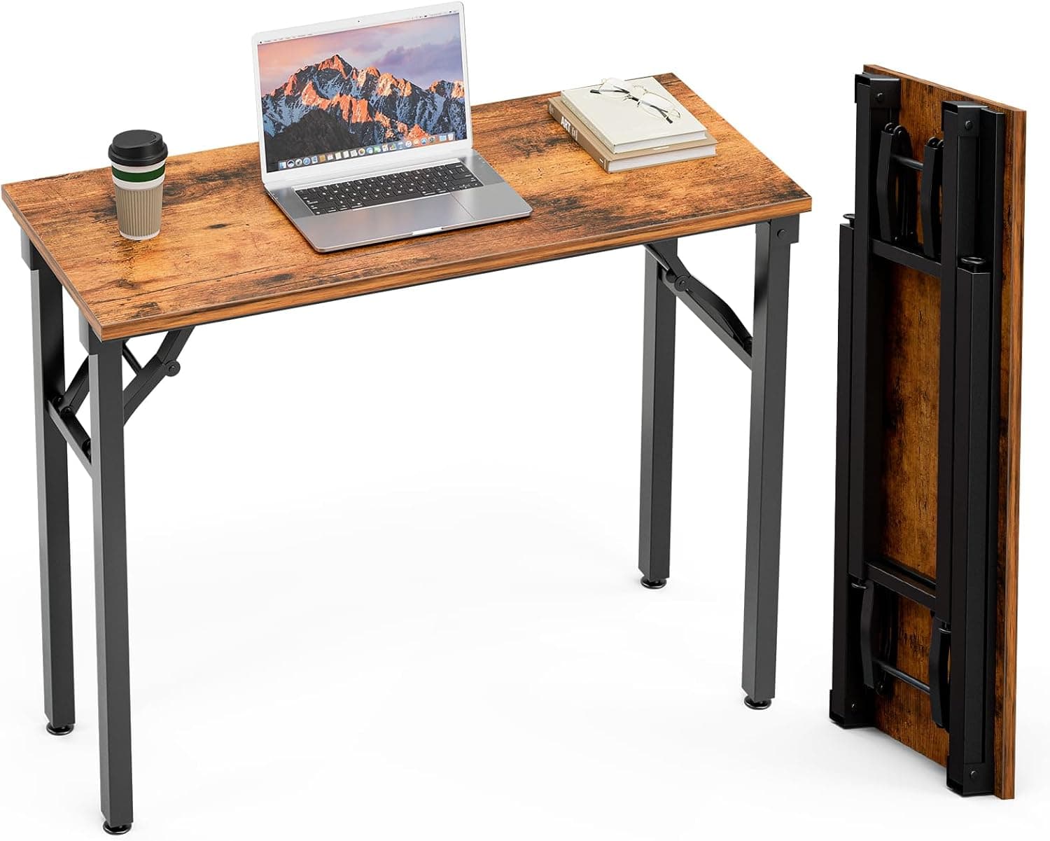 TEMI 35.8 in No-Assembly Folding Desk