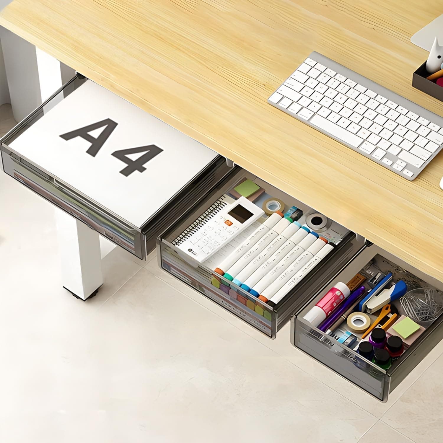 SVNNELP Under-Desk Drawers (3-Pack)