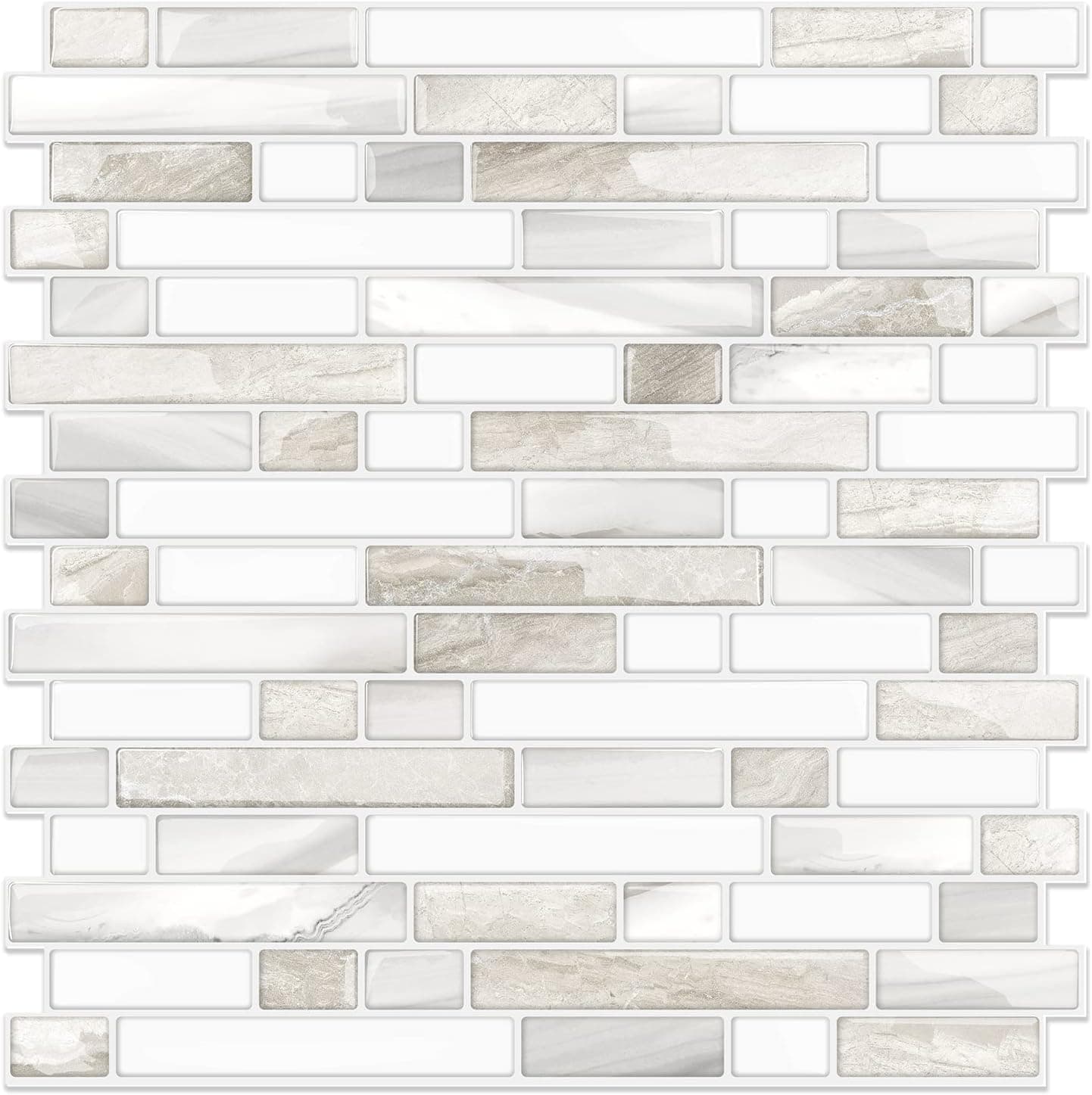 STICKGOO Thicker Peel-and-Stick Tile Backsplash