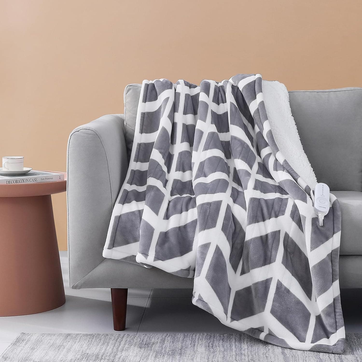 VENTIMI Heated Electric Throw 50x60