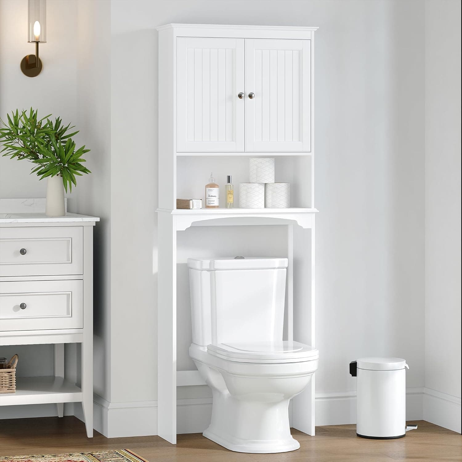 Spirich Over-the-Toilet Cabinet with Doors