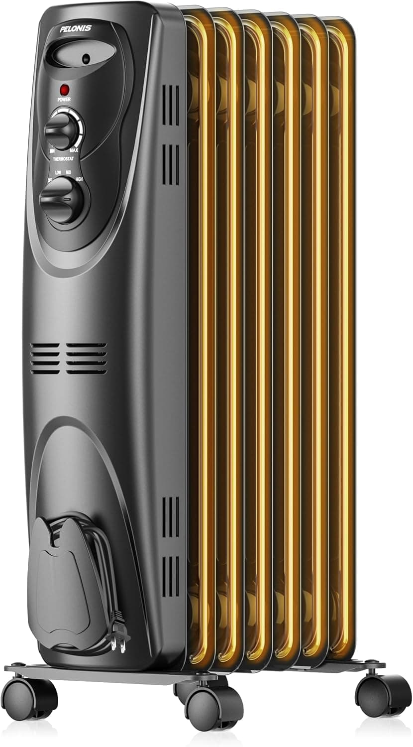 PELONIS 1500W Oil-Filled Radiator Heater