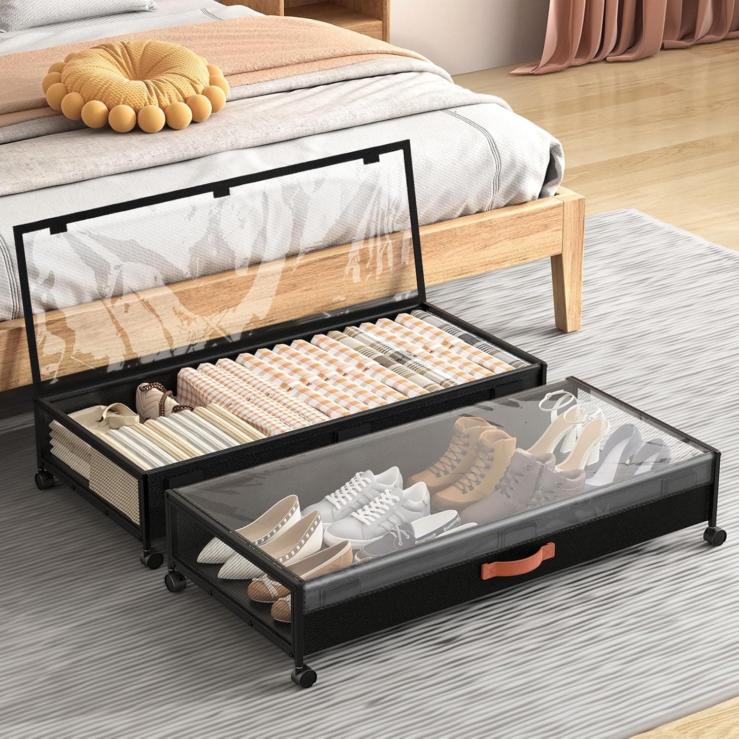 Eastherry Large Under-Bed Storage with Wheels