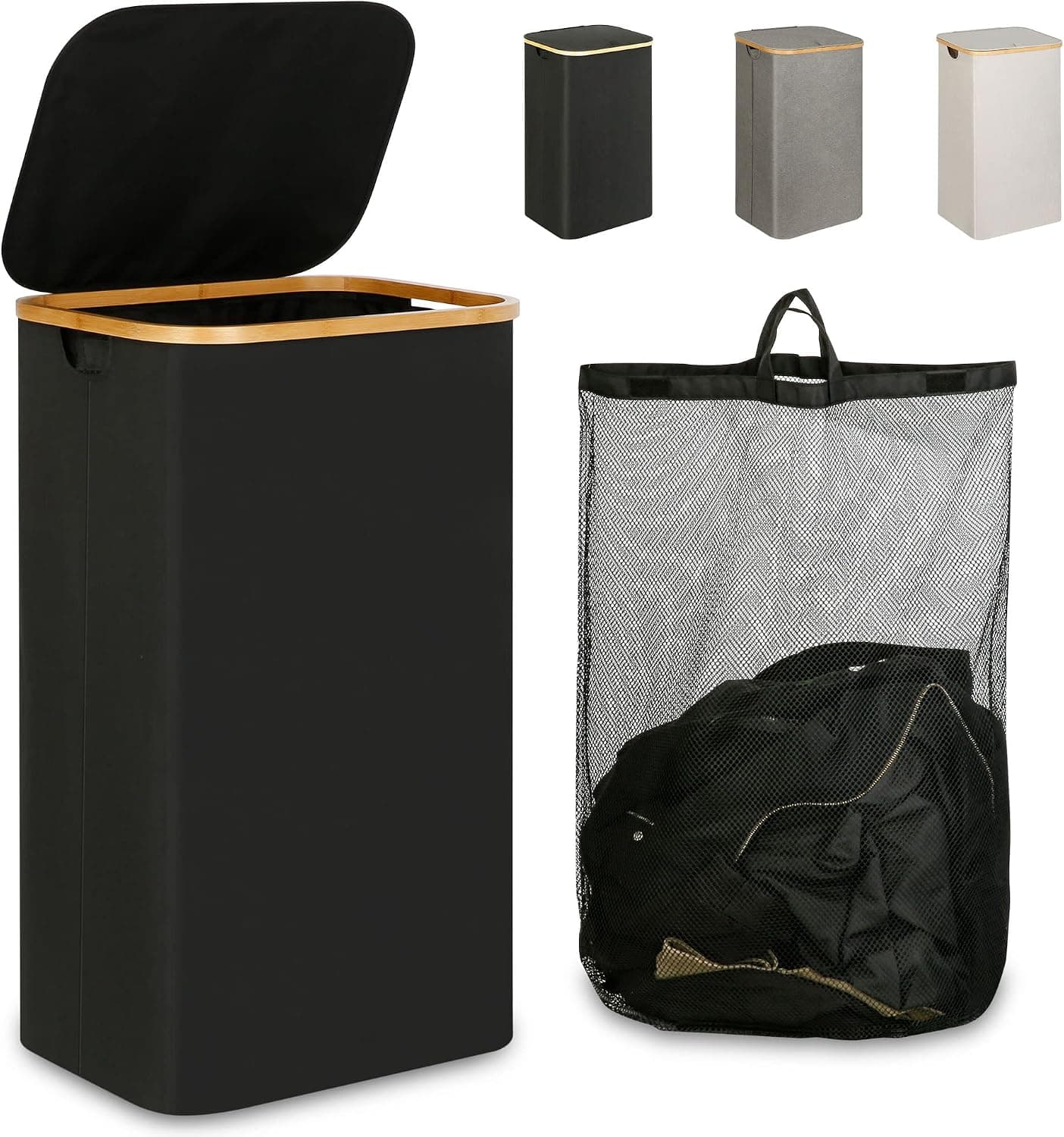 iEGrow 110L Hamper with Lid and Handles