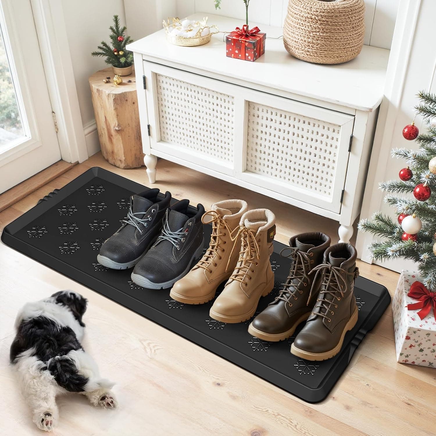 Azadx Heavy-Duty Natural Rubber Boot Trays