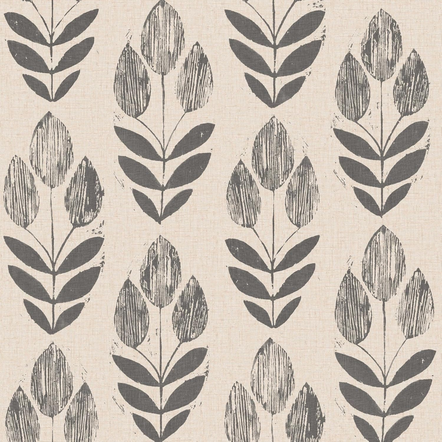 NuWallpaper Folk Tulip Peel-and-Stick Wallpaper