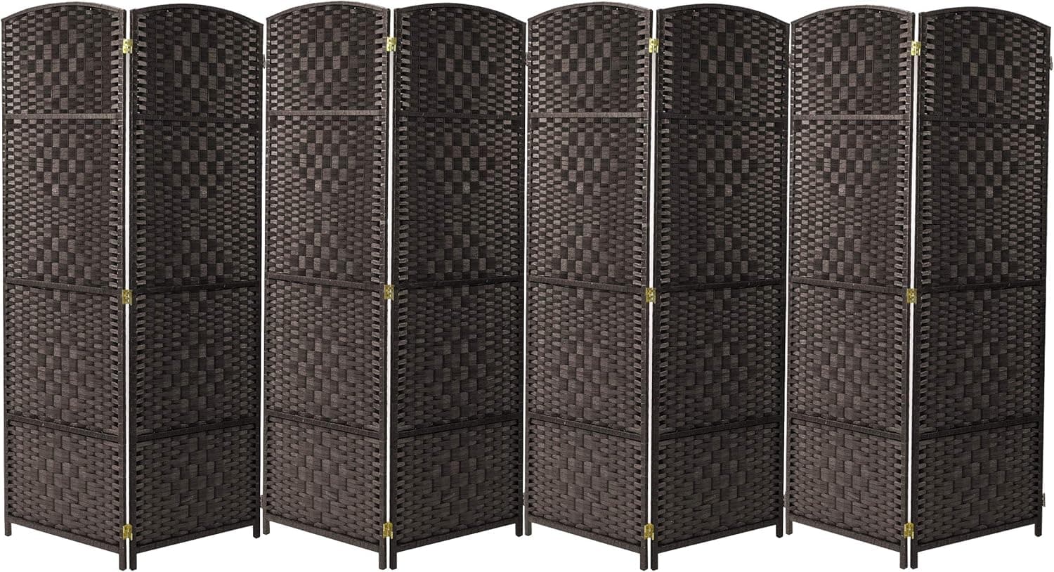Sorbus 8-Panel Diamond-Weave Folding Room Divider (6 ft)