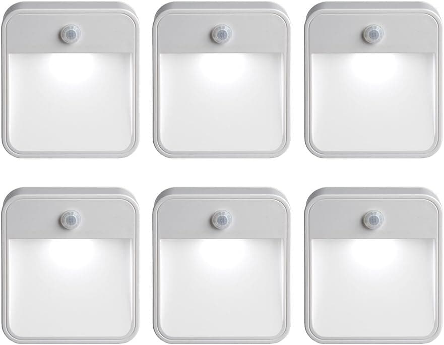Mr. Beams Stick-Anywhere Motion Night Light (6-Pack)